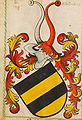 Wappen der Herren von Schellenberg, Scheiblersches Wappenbuch, älterer Teil, zw. 1450 u. 1480