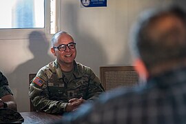 Senior Enlisted Advisor to the Chairman (SEAC) U.S. Marine Corps Sergeant Major Troy E. Black visited United States veterans in Santo Domingo, Dominican Republic, 26 April 2024 - 16.jpg