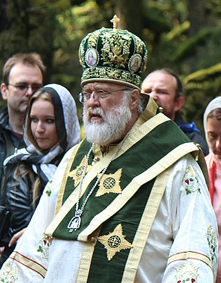 <i>Omophorion</i> Bishops scarflike vestment in the Eastern Orthodox and Eastern Catholic liturgical traditions