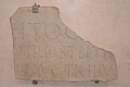 Fragment of the sepulchral inscription, Museo Epigrafico, Rome