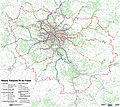 Transilien network of the Île-de-France - jpg version by Chumwa