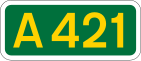 UK road A421.svg