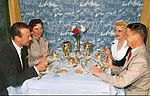 The Gold Room, a private dining room available by reservation.