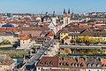 View of the old bridge over Main in Wurzburg 02