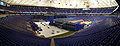 The Metrodome, set up for the 2009 NCAA Tournament