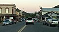 Downtown Mariposa, dusk.