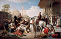 The Slave Market, Constantinople, en 1838, gant William Allan.