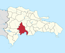 Location of the Azua Province