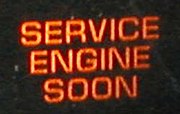 A malfunction indicator lamp, this one labeled "service engine soon". Check-Engine-Light.jpg