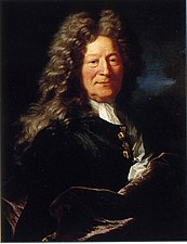 Hyacinthe Rigaud, Portrait de François Girardon, 1705.