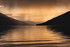 Isaac Lake before a storm