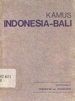 Thumbnail for File:Kamus Indonesia-Bali.pdf