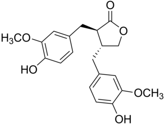 <span class="mw-page-title-main">Matairesinol</span> Chemical compound