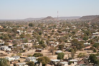 Mochudi Village in Kgatleng District, Botswana