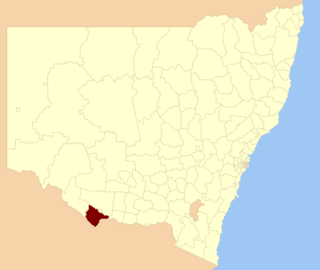 <span class="mw-page-title-main">Murray Shire</span> Former local government area in New South Wales, Australia