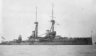 HMS <i>Temeraire</i> (1907) Bellerophon-class British dreadnought