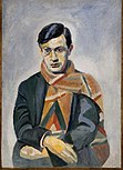 Робер Делоне, 1923, Portrait of Tristan Tzara, уље на платну, 104.5 x 75 cm