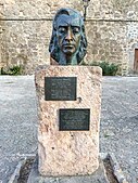 Bust, Valldemossa, Majorca, where Chopin stayed 1838-39