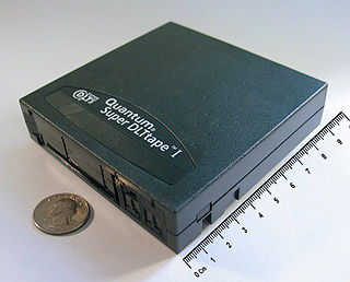 <span class="mw-page-title-main">Digital Linear Tape</span> Magnetic tape-based data storage technology