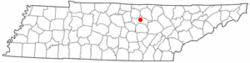 Location in Putnam County and the state of تنسی.