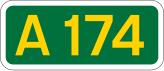 A174 road shield