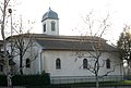 Église Saint-Athanase, anciennement Saint-Julien de Cusset, un des plus anciens monuments de Villeurbanne, qui a vu l'élection de la première municipalité et du premier maire de Villeurbanne, le 14 février 1790.