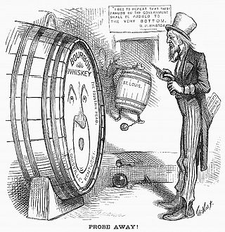 <span class="mw-page-title-main">Whiskey Ring</span> American political scandal