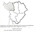 Carte du Poitou-Charentes séparé de la Vendée, commentée par de Ruffray en 1967.