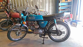 <span class="mw-page-title-main">Suzuki A100</span> Japanese motorcycle made beginning 1966