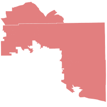 County results:
Leach--50-59% 2024 LD17 Senate.svg