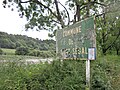 L'Aulne maritime (rive droite) à son entrée sur le territoire de la commune de Saint-Ségal.