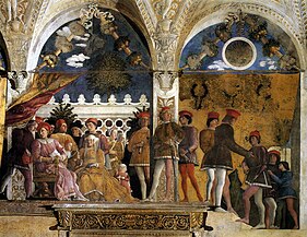 Andrea Mantegna, The Court of the Gonzagas, Mantua, 1471-1474.