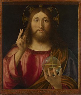 Andrea Previtali, Salvator Mundi (1519), National Gallery