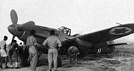 Czech Avia S-199 of Israeli 101 Squadron at Ekron Airbase in 1948