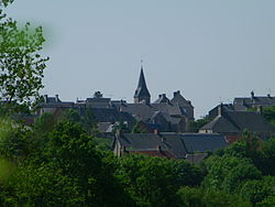 Skyline of Cerisy-la-Salle