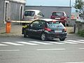 Voiture de conscrits de Bionaz et Oyace à Aoste (avenue des Partisans).