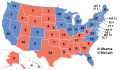 Forsetavalið 2008   Obama (D) 365 valmenn (52,9 %)   McCain (R) 173 valmenn (45,7 %)