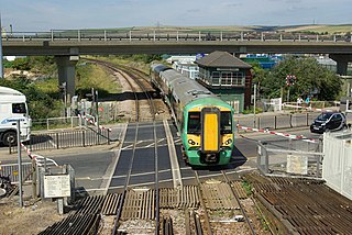 <span class="mw-page-title-main">Seaford branch line</span> Railway line in East Sussex, England