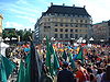 Protesters at World Bank Oslo 2002.