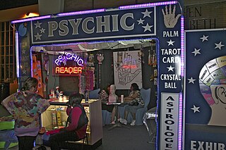 <span class="mw-page-title-main">Psychic reading</span> Discerning information through heightened perceptive abilities