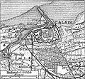 Historical map of Calais