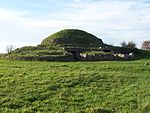 De dubbla ingångarna i gravhögen vid Dissignac, Saint-Nazaire.