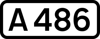 <span class="mw-page-title-main">A486 road</span> Road in Wales