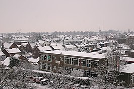 Veenendaal, stadszicht vanaf het Prins Willem-Alexanderpark