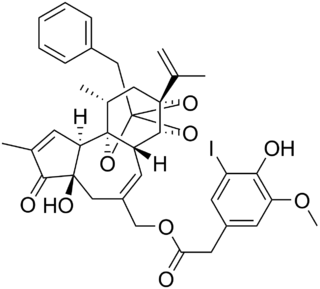 <span class="mw-page-title-main">Iodoresiniferatoxin</span> Chemical compound