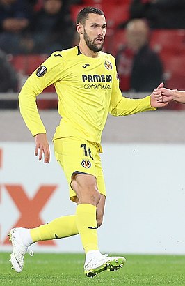 Pedraza in 2018 als speler van Villarreal