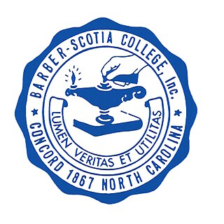 <span class="mw-page-title-main">Barber–Scotia College</span> Historically black college in Concord, North Carolina, US