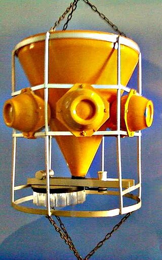 <span class="mw-page-title-main">Sediment trap</span> Instrument used in oceanography to measure the quantity of sinking particulate material