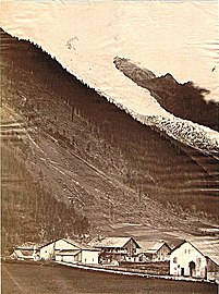 Le glacier en 1890.