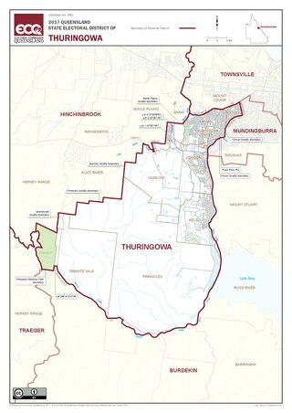 <span class="mw-page-title-main">Electoral district of Thuringowa</span> State electoral district of Queensland, Australia